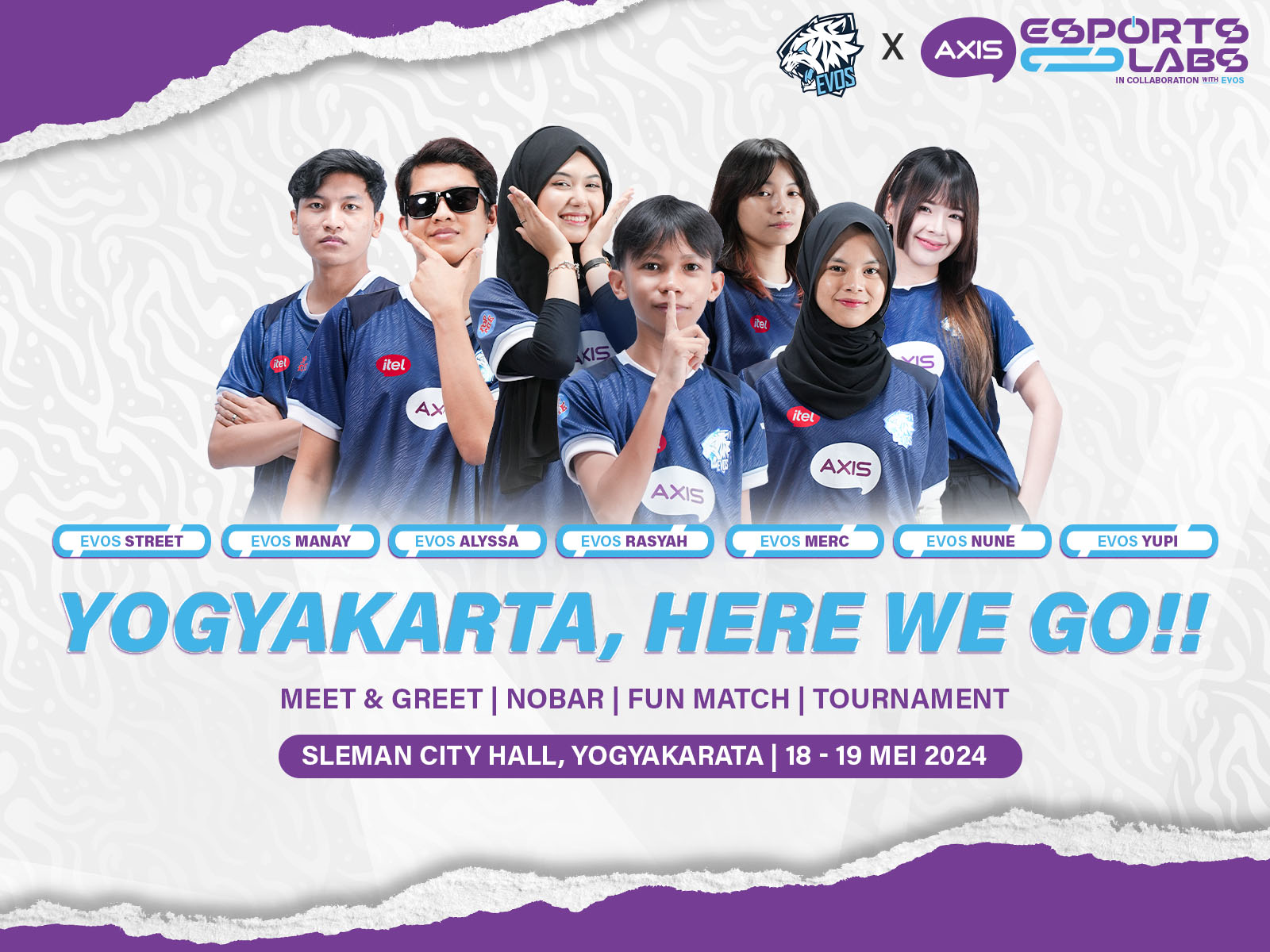Gelombang Euforia Esports Tanpa Batas di Yogyakarta:  AXIS Esports Labs kolaborasi antara AXIS dan EVOS!